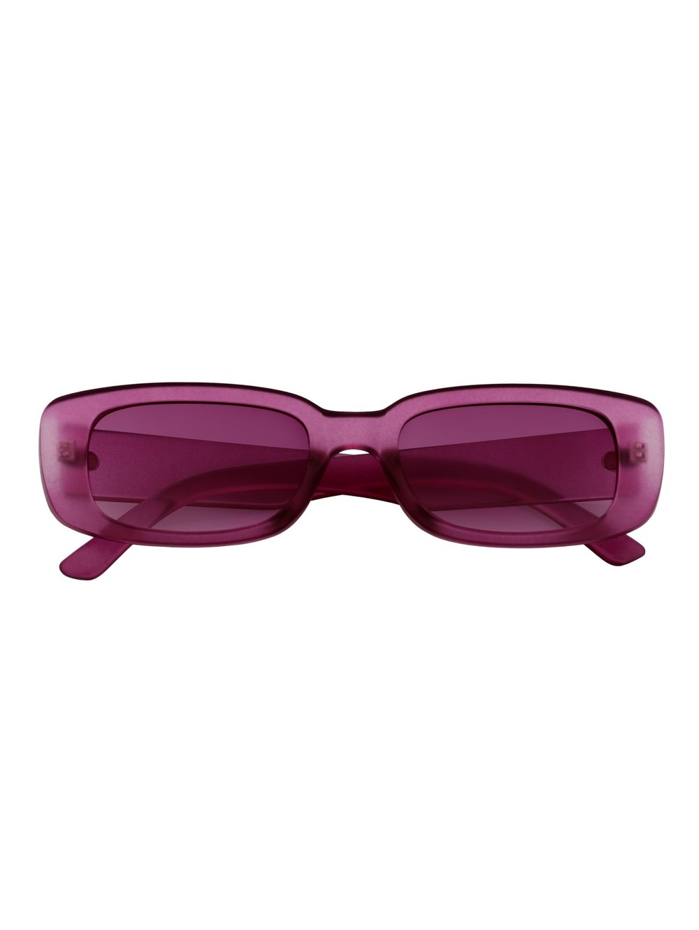 SLIM - Small Rectangle Sunglasses Purple Frame Purple